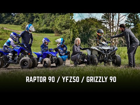 2022 Yamaha Raptor 90 in Philipsburg, Montana - Video 1